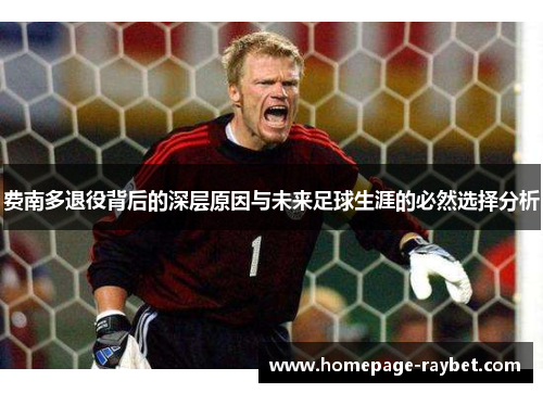费南多退役背后的深层原因与未来足球生涯的必然选择分析 费南多退役背后的深层原因与未来足球生涯的必然选择分析
